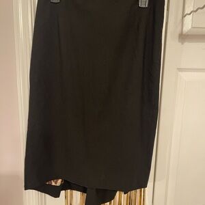 Black Women's Skirt - Classic Straight Style